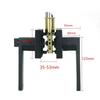 Black Square Door Handle Lock, Access Privacy Mask, Interior Bedroom and Bathroom, Hardware Accessories, Door Locks
