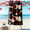 Betty Boop2 Print Beach Towel, Large Soft Quick Dry Towel for Beach Camping Swimming