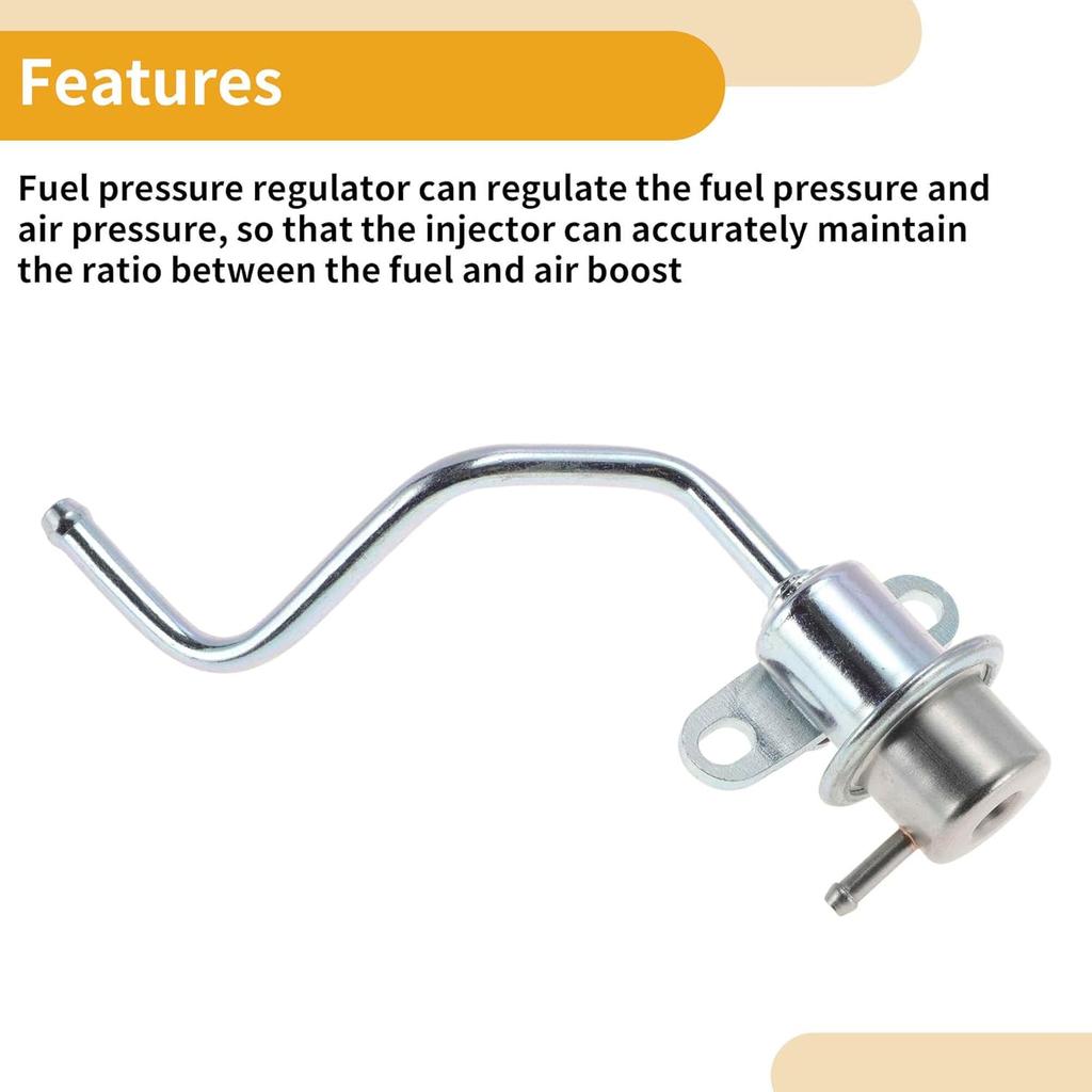 Car Fuel Injection Pressure Regulator for Chevrolet 1.6L Tracker 1998 96068642/1516058B00 Aluminum Alloy 20-70 Psi Corrosion Resistant 1 Pc