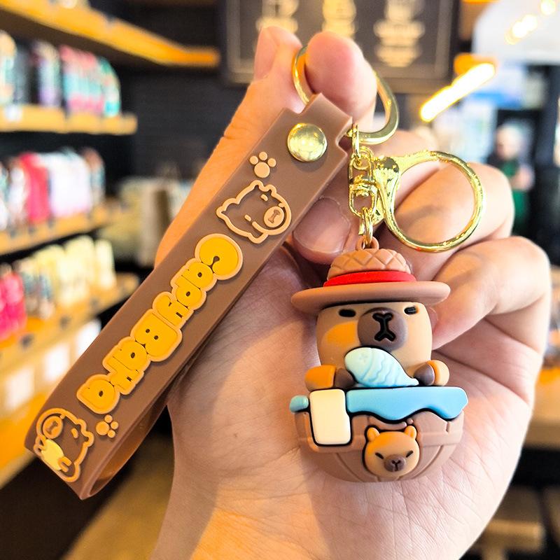 

13th Generation Duckling Capibara Keychain Doll Machine Cute Dolphin International Children s Day Loong Boat Festival