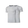 Li Ning Quick-Dry Fitness Sports Round Neck Short Sleeve T-Shirt Men Tops Gray ATSR257-1