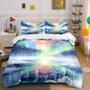 Aurora Landscape Art Set Soft Comfortable Duvet Cover Bedding Set Included 1*Duvet Cover & 2*Pillowcases gift
