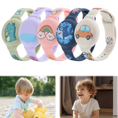 Kinder Uhrenarmband Wasserdicht Leicht GPS Tracker Halter Silikon Kleinkind Halter Armband für Apple Airtag