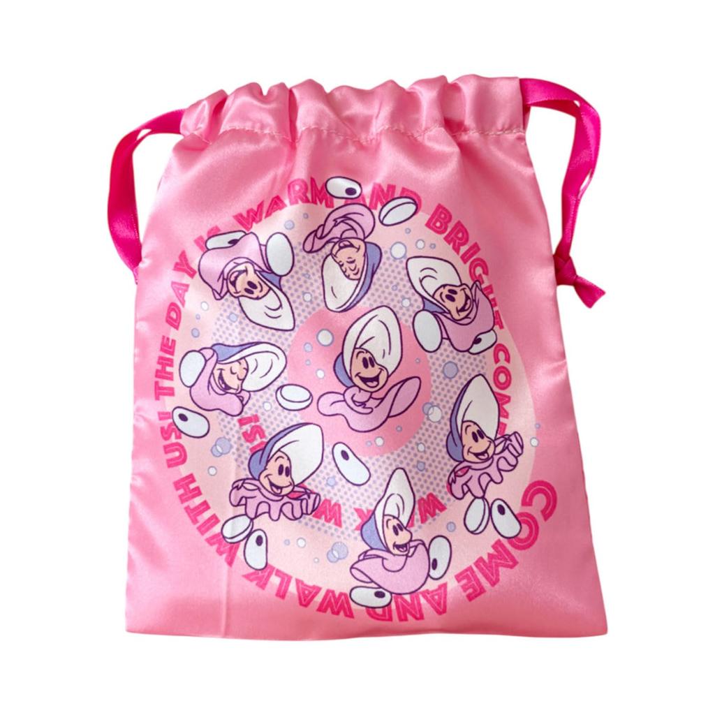 Small Planet Disney Ribbon Drawstring Bag Alice In Wonderland/Young Oysters/Step