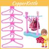 Langlebiger Kunststoffbügel mit 30 cm Höhe, 10er-Pack, Rosa Schleifen-Design