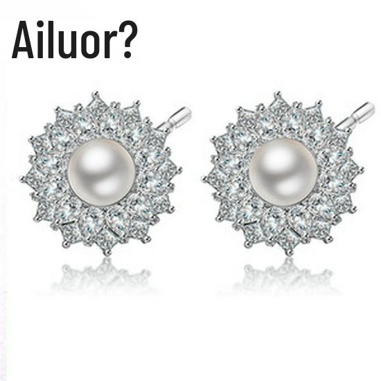 Women's Bestseller White Gold Oval Zircon Wedding Ring with Crystals