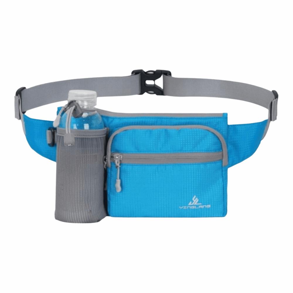 Multifunctional Phone Chest Bag Lightweight Water Bottle Bag Outdoor Activities Waist Bag  Hiking синий