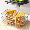 3-warstwowy stojak do grillowania ze stali nierdzewnej do piekarnika frytkownicy powietrznej DZ201/DZ401 Grill Parowar Możliwość układania w stos Piekarnik do gotowania Akcesoria do frytkownicy powietrznej