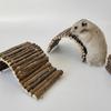 Gerbil Ladder Wooden Bridge Rodents Stair Suitable for Chinchillas Guinea Pigs