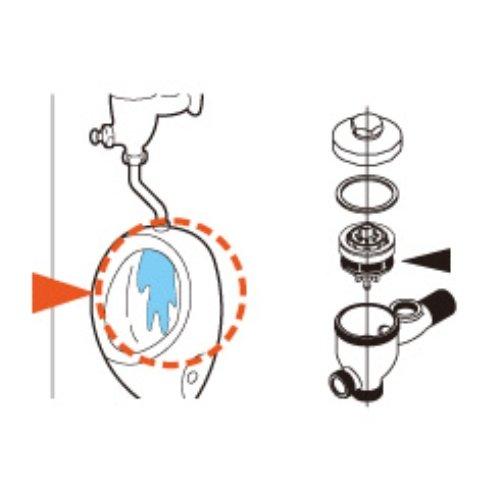 TOTO urinal flush valve piston valve assembly (for T60R type) THY311