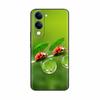 For Vivo Y19 5G Case V2432 Cute Cat Pattern Painted Back Cover Shockproof Soft Silicone Phone Case For Vivo Y19 VivoY19 Fundas