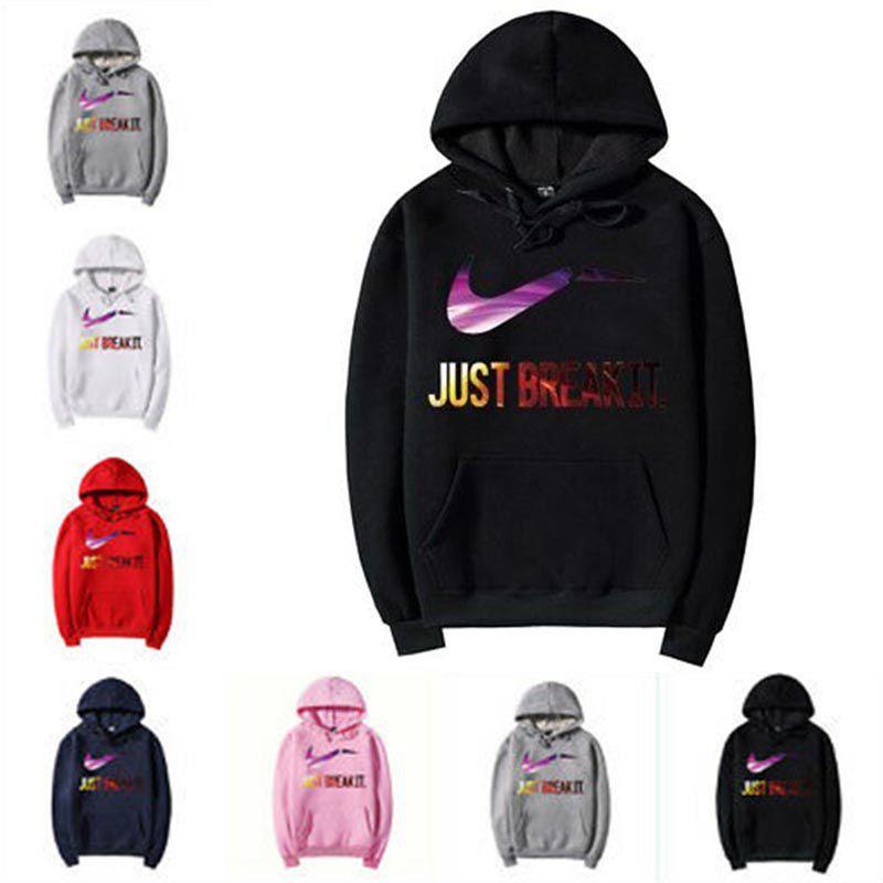 Men's Just Break It Hoodie Pullover Sweatshirt Jumper Soft Breathable Warm Coat