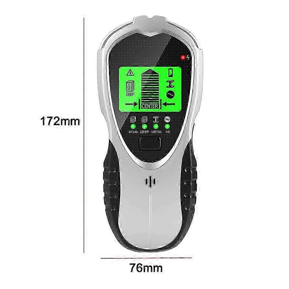 Cable Finder Wall Scanner Detector 4 In 1 Multifunctional with LCD Display Audio Alarm, Metal Detector Cable Finder Cable Finder for Metal Wood Power