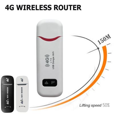 4G LTE WiFi Router 150Mbps Wireless Router USB Mobile WiFi Router SIM Card Slot Network Adapter 4G Card Router for Home Office