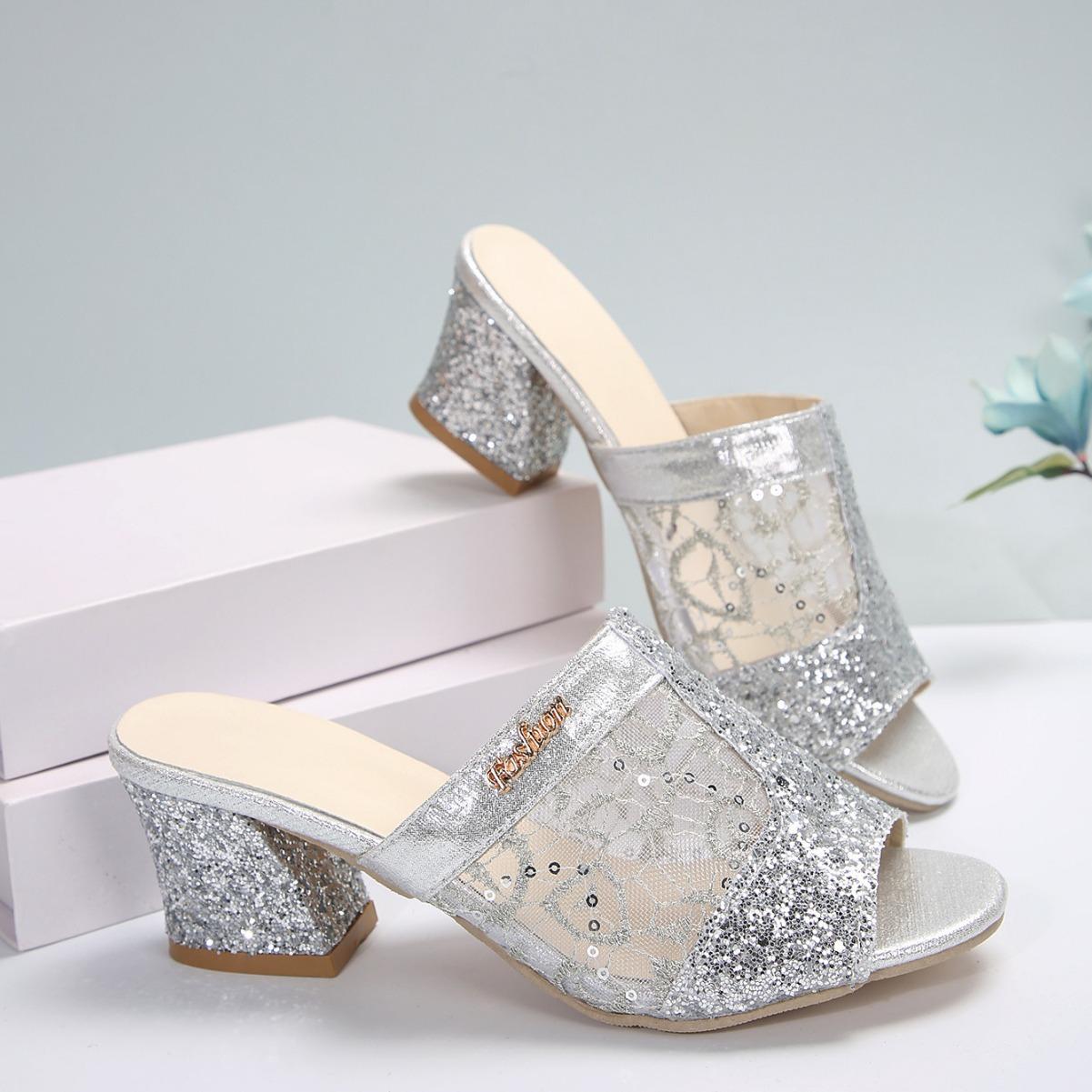 Дышащие сетчатые тапочки женские новые летние туфли женские модные туфли с открытым — фото 7