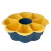 Double-layer Rotating Hot Pot Vegetable Basket 7/9-grid Vegetable Basket