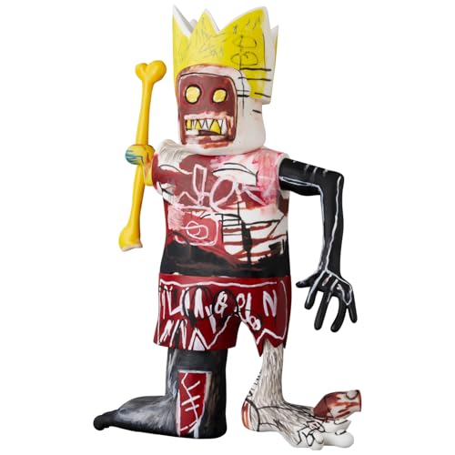 Medicom Toy VCD Vinyl Collectible Dolls Jean-Michel Basquiat's Warrior, Approximately 300mm Tall, Non-scale, Painted, Fully Assembled Figure