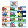 DIY Diamond Painting Calendar Handmade Cartoon Desk Calendar Stress-Relief Craft Gift for Home Office Decoration