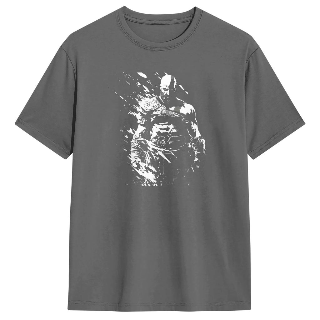 God Of War Kratos Unisex T Shirts Novelty Tees Short Sleeve Crewneck Tshirt 100 Cotton Summer Clothes