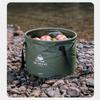 New Round Outdoor Water Bucket Portable Multi-functional Travel Camping Folding Bucket 10/20L Fishing Bucket