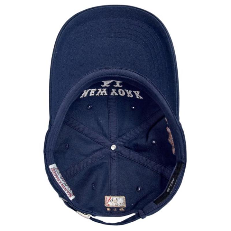 MLB Cotton Baseball Caps Unisex Blue Fashion 3ACPB105N-09NYP