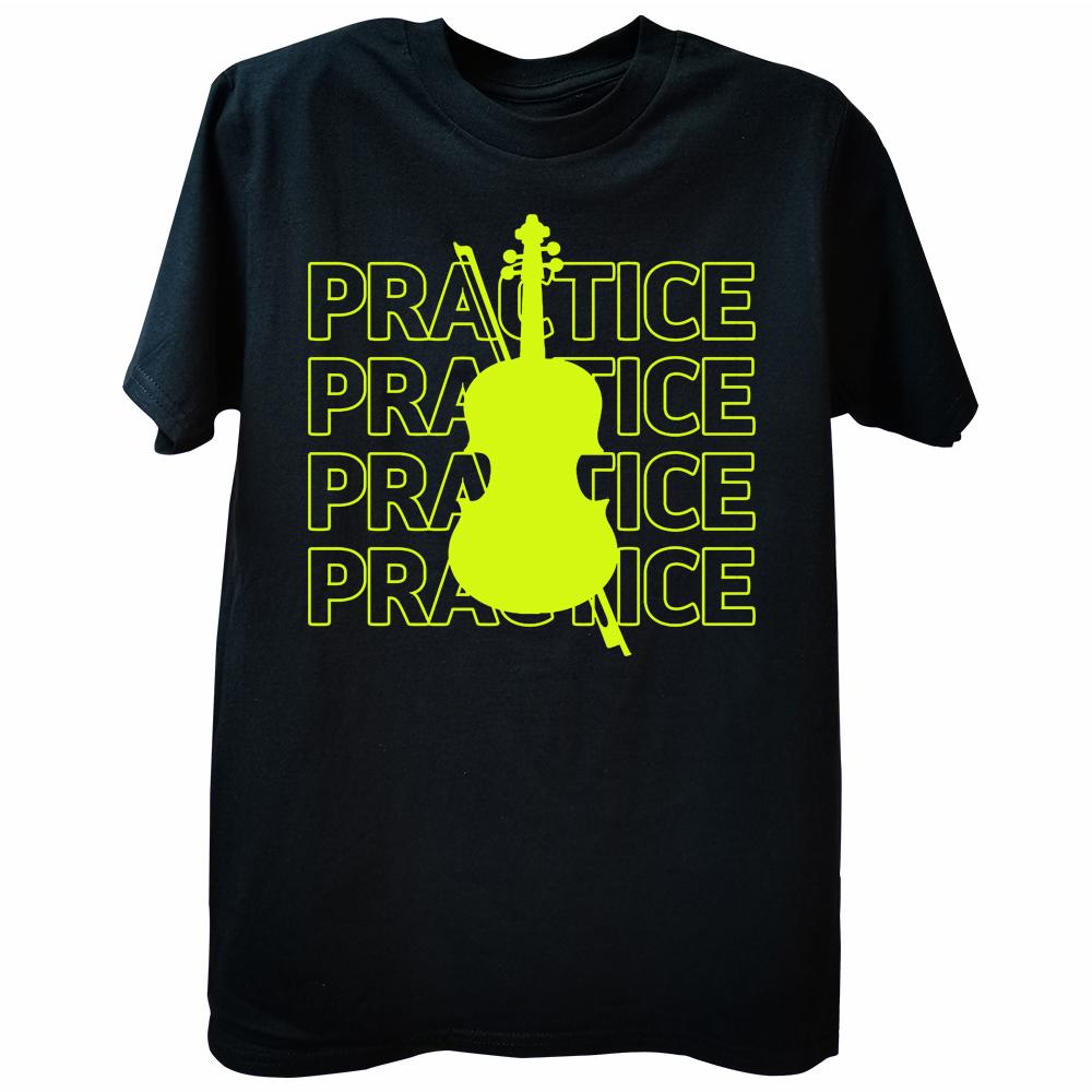 Ling Ling Violin Practice 40 Hours A Day T Shirts Streetwear Short Sleeve Birthday Gifts Summer Music Tshirt Mens Clothing