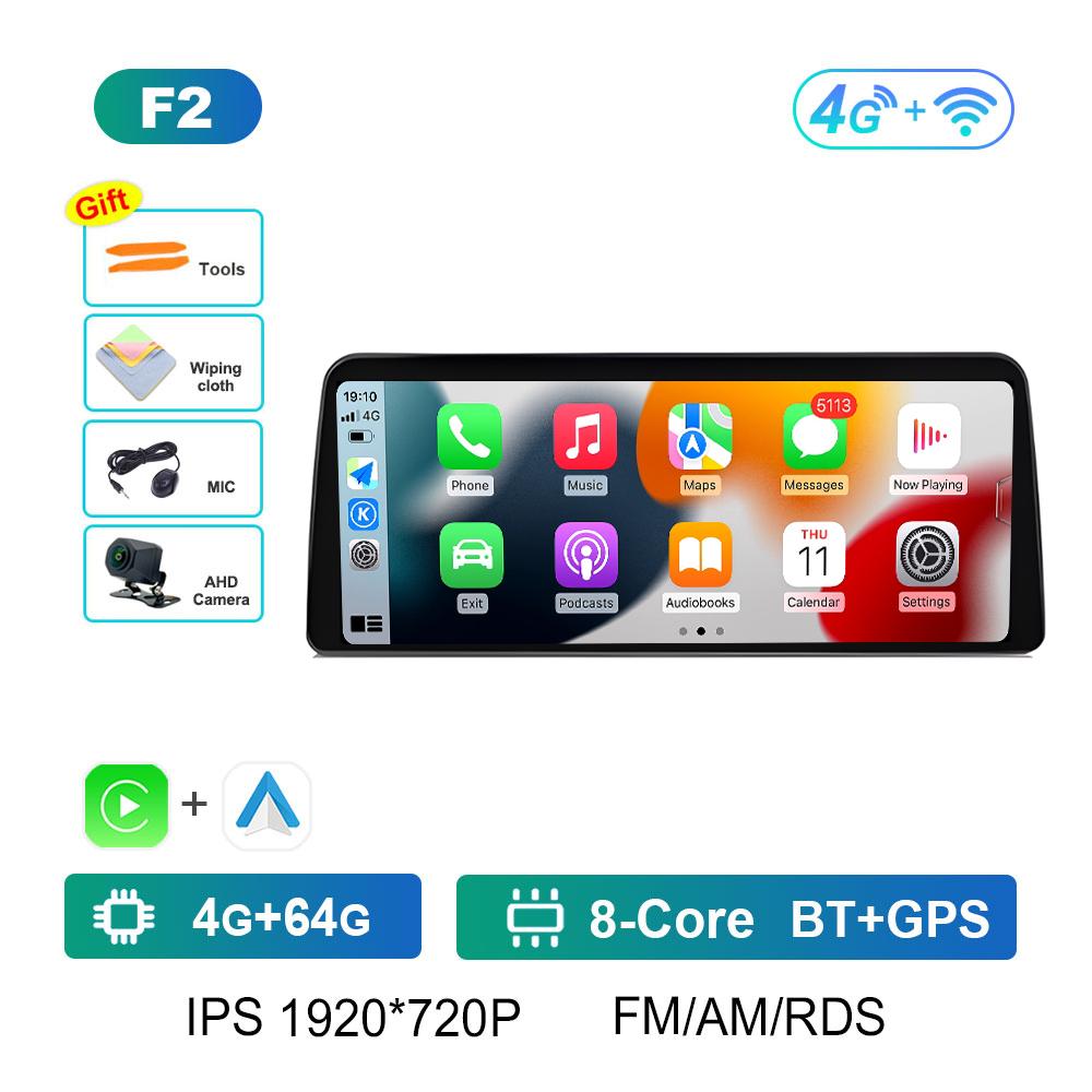 Car Radio Multimedia Video Player for Toyota Cruiser 2007 2008 2009 2010 2011 - 2021 GPS Navigation Wireless Carplay Accessories