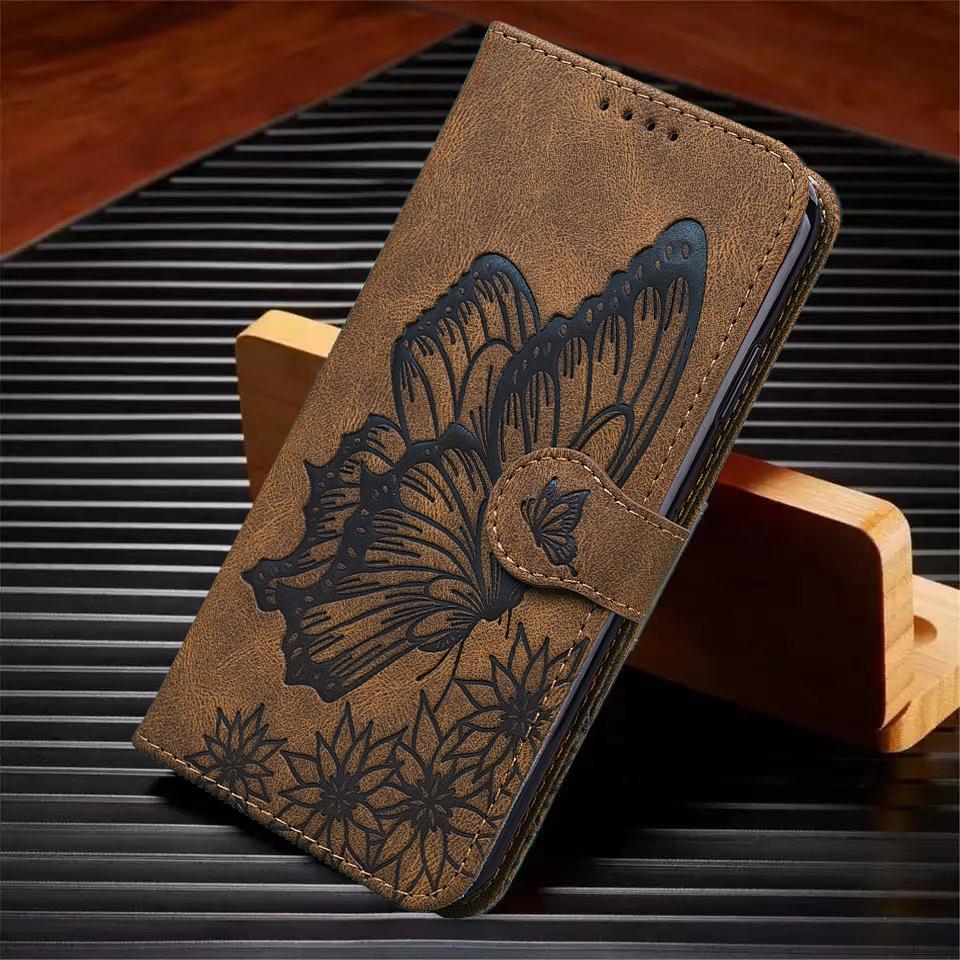 Flip Case for Samsung Galaxy A55 A54 A56 A35 A34 A25 A24 A15 A14 A05S A13 A23 A53 Cases Cat Butterfly Leather Wallet Back Cover