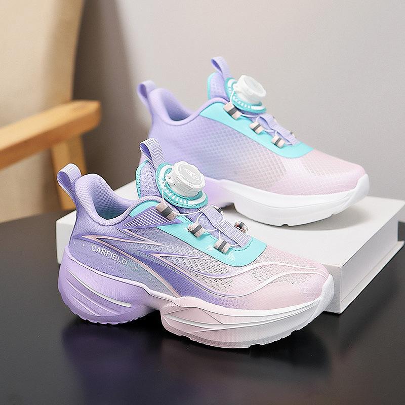 Girls basketball shoes 2025 new summer children's dad shoes mesh girls running shoes boys sports shoes