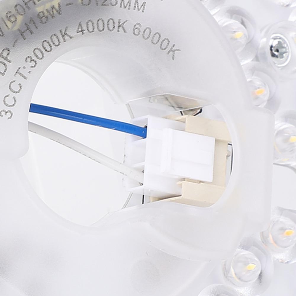 18W LED Ceiling Fan Light Kit 4.92 Inch LED Light Replacement Panel Retrofit Light Kit  Ceiling Fan