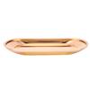 Edelstahl Nordic Oval Handtuch Tablett Lagerung Tablett Perfekte für Snack Kosmetik Schmuck(Kupfer)