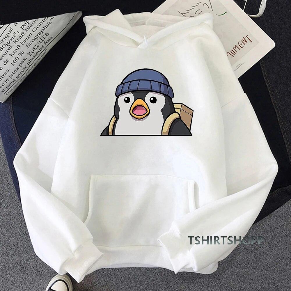 Penguin Hoodies 2022 Spring/Autumn Potato Aim Spray Women/men Sweatshirt Anime Valorant Hoodie Kawaii Clothing Unisex Sudaderas Unisex