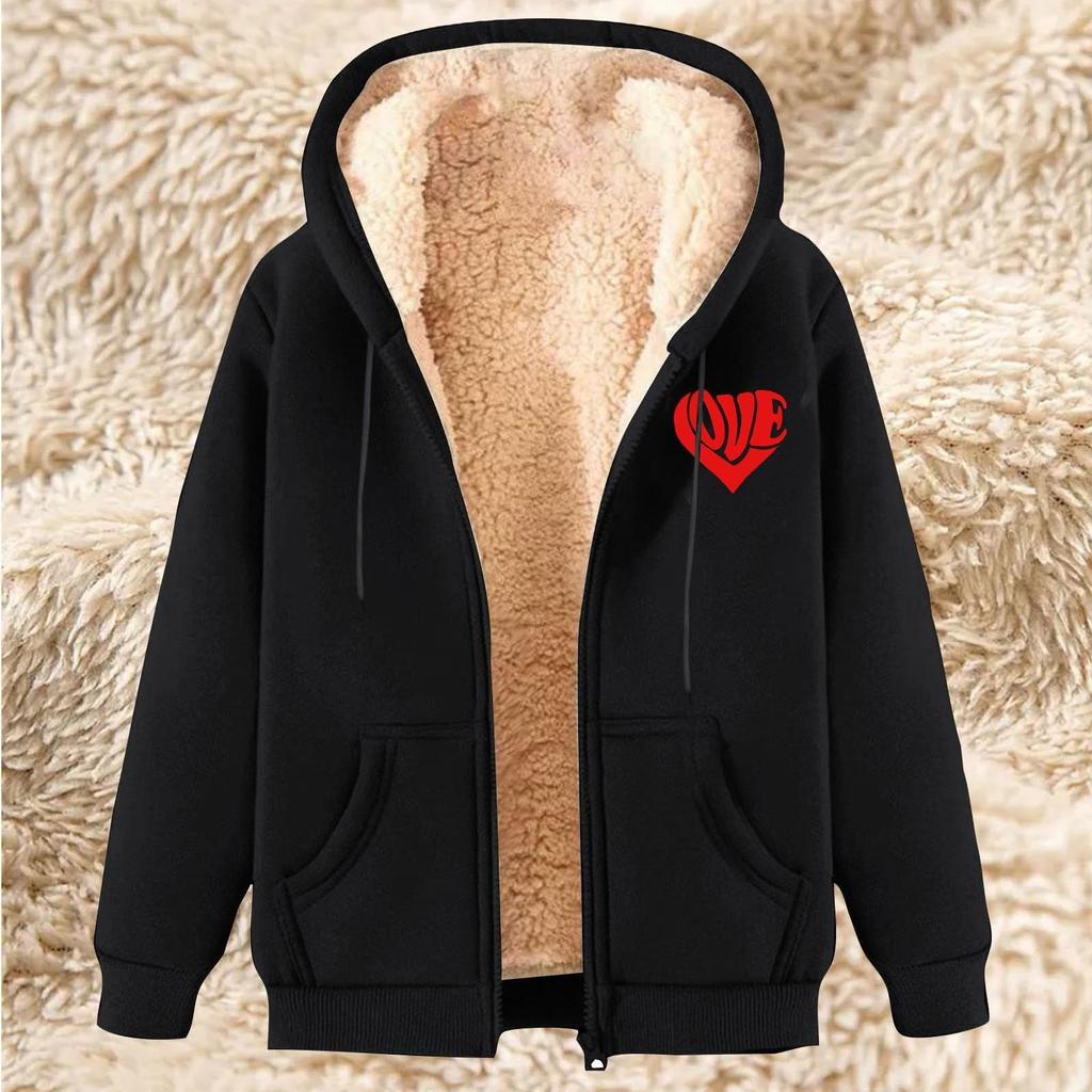 Women's Fashion Casual Sweatshirt Loose Zipper Cardigan Long Sleeve Hooded Jacket