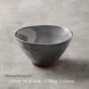 Retro Solid Color Large Ceramic Noodle Bowl - Creative Soup Bowl for Home or Noodle Shop