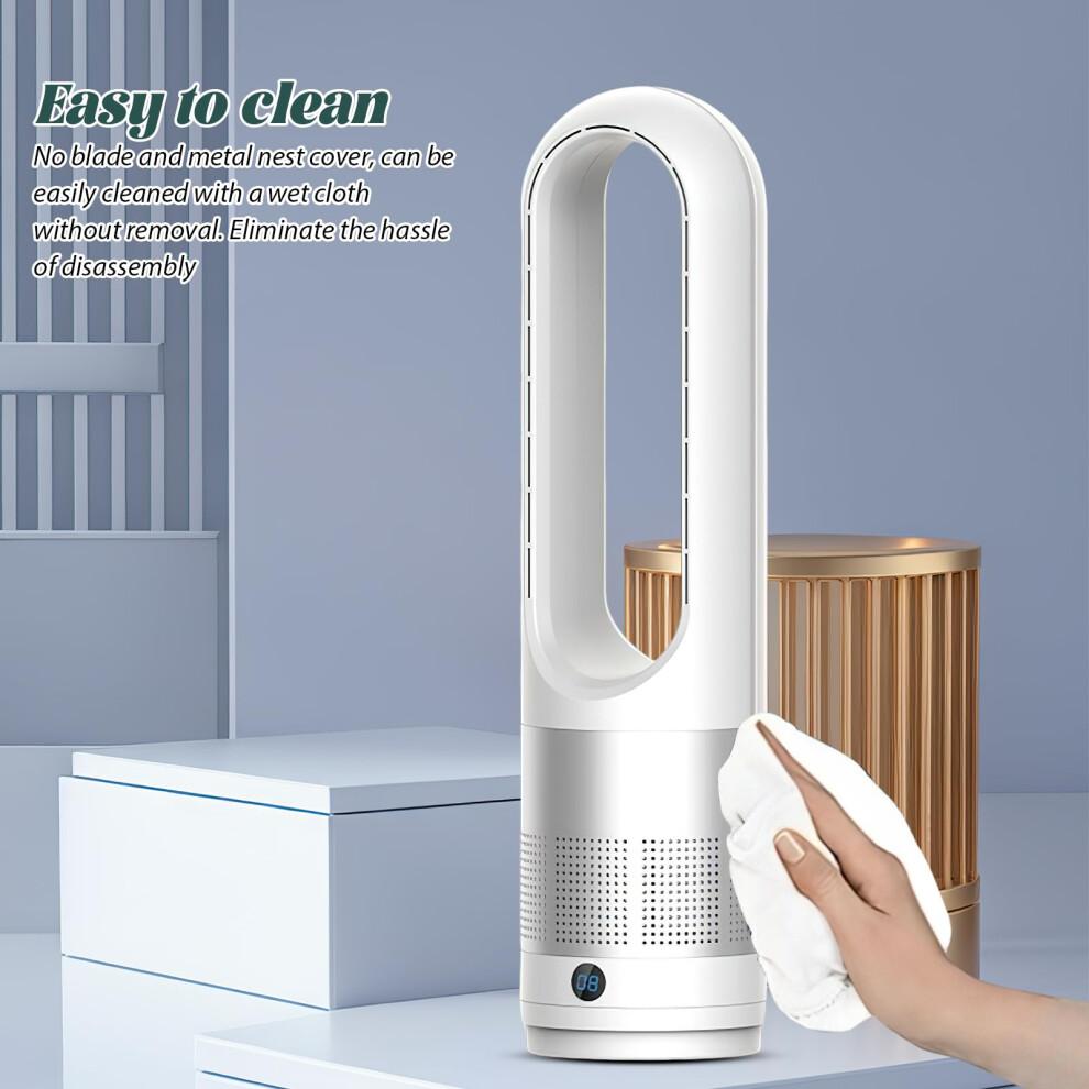 56cm Věžový ventilátor s čističkou vzduchu, Bezlopatkový ventilátor 4000-5600 ot./min, Ventilátory a chlazení, Chladiče, Stojací ventilátory, Věžové ventilátory Chlazení Tichá ložnice, s