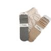 Boneless Solid Color Straight Socks Women'S Loose Cotton Stacked Socks Simple And Versatile Mid-Leg Socks