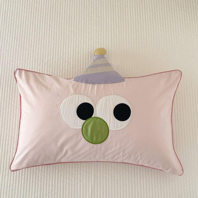 Soft Cotton Washed Pillowcase Kids Toddlers 30x50cm 48x74cm Cartoon Print Hypoallergenic Sleep Accessory