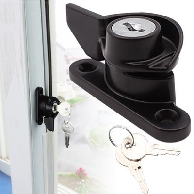 1pcs Zinc Alloy Heavy Duty Window Lock Anti Rust Design Right/Left Window Lock  with Keys Included for Sliding Doors and Window