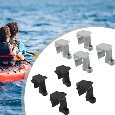 Zwarte Nylon Hanger Touw Haak UV-bestendig Stootkussen Clips Ontworpen Voor Boot Stootkussen Clips Aanleggen