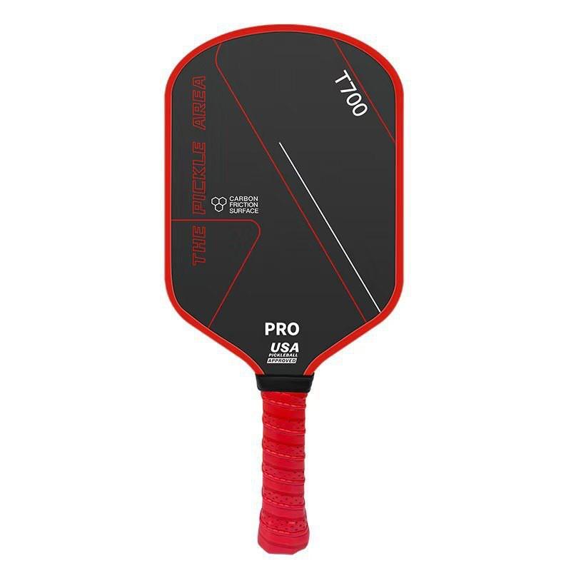 T700 Carbon Fiber Pickleball Paddle Textured Matte Surface Professional Recreational Play