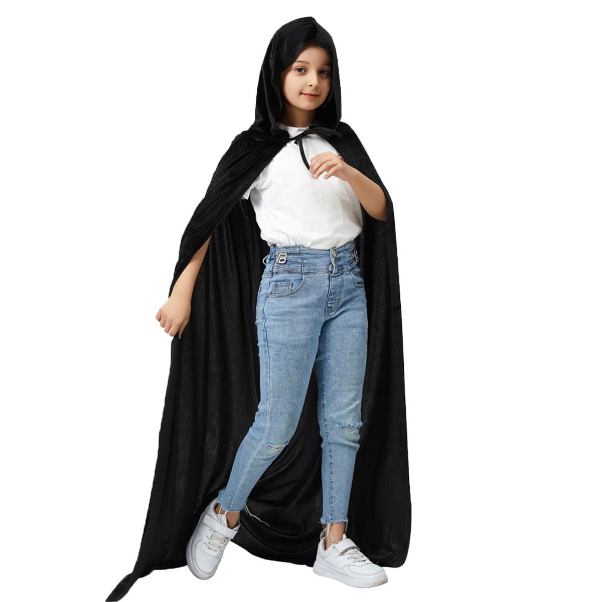 

Плащ Косплей Костюм Костюм на Хэллоуин Детский Костюм Костюм для Мальчиков Костюм для Девочек [monoii] Детский чёрный