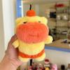 Cute Capybara Lululu Plush Emoji Keychain Doll