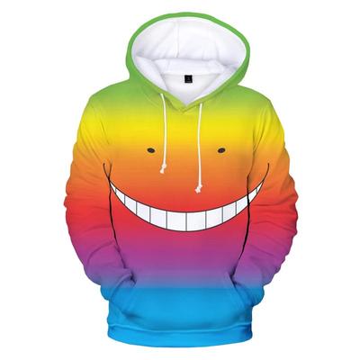 Nové jesenné pánske mikiny s úsmevom na tvári Viacfarebný pulóver mikina s dlhým rukávom muži ženy mikina bunda streetwear deti topy s kapucňou