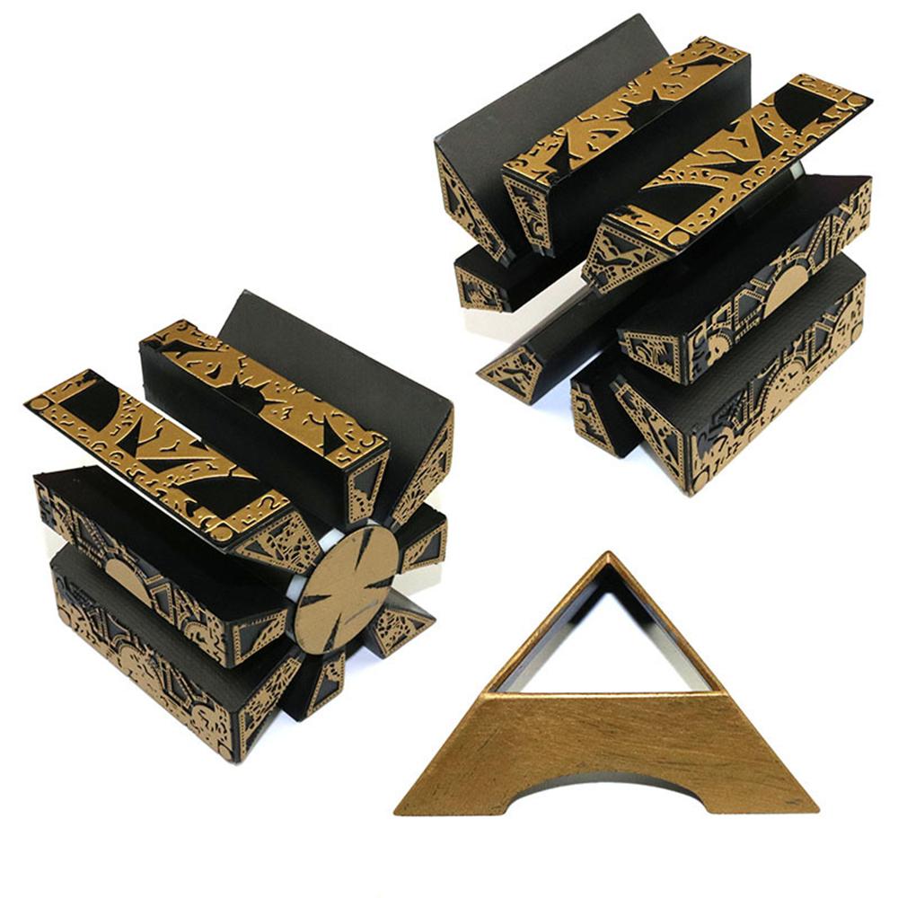 1:1 Hellraiser Puzzle Box Moveable Lament Horror Terror Figures Film Serie Cube Models Creative Detachable Puzzle Box Toy