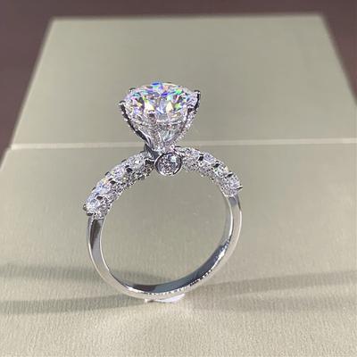 Nuove fedi nuziali di nuova concezione per donna placcate in argento con zirconi cubici AAA, accessori per le dita da donna alla moda, gioielli 2022