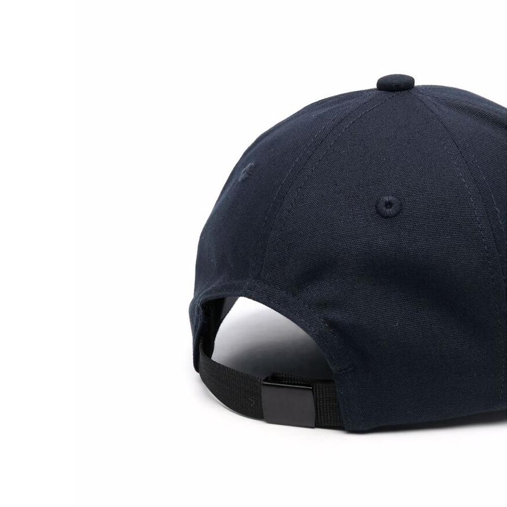 Stone Island Embroidered Logo Decorated Cap Kids caps Black 101691265-A0020