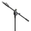 Gravity Microphone Stand, Short Boom, Two-Stage Boom, Tripod Base, Black, GMS4222B