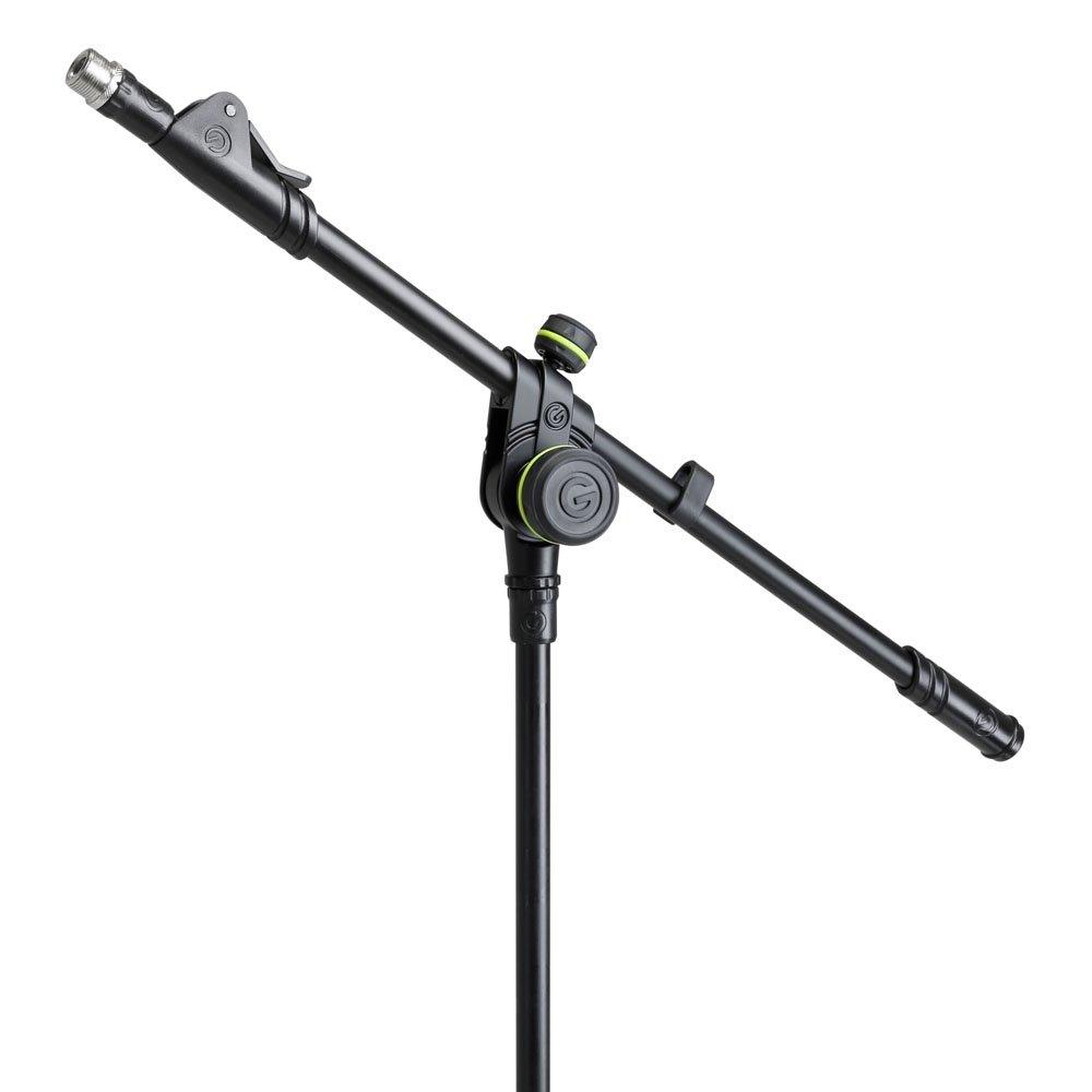 Gravity Microphone Stand, Short Boom, Two-Stage Boom, Tripod Base, Black, GMS4222B