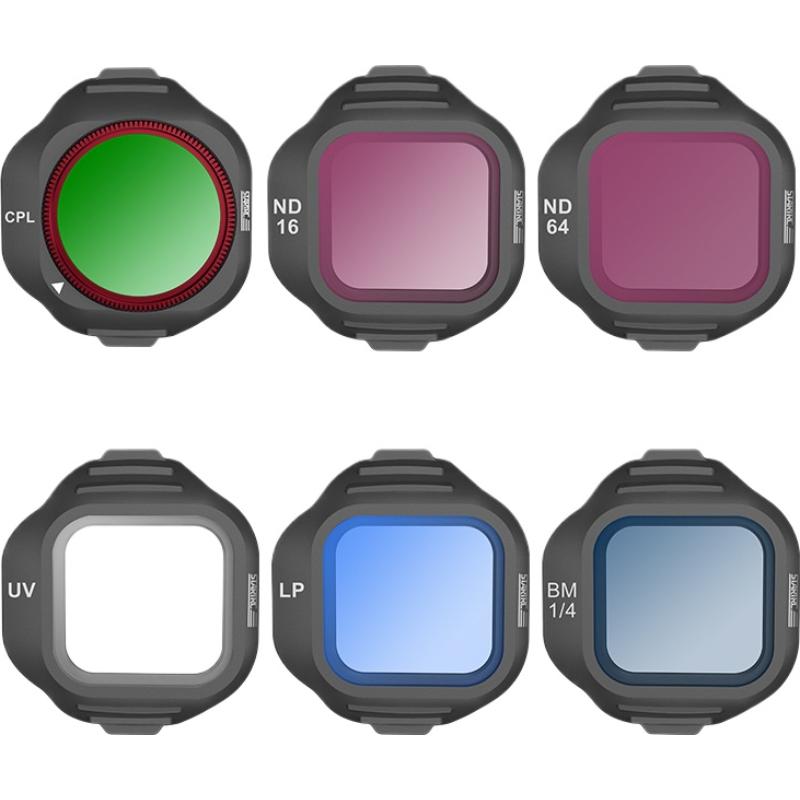 Lens Filters Set Fo DJI Mini 5 Pro Drone Photography Camera Accessories CPL ND16 ND64 UV LP Black Mist 1/4 Optical Glass Filter
