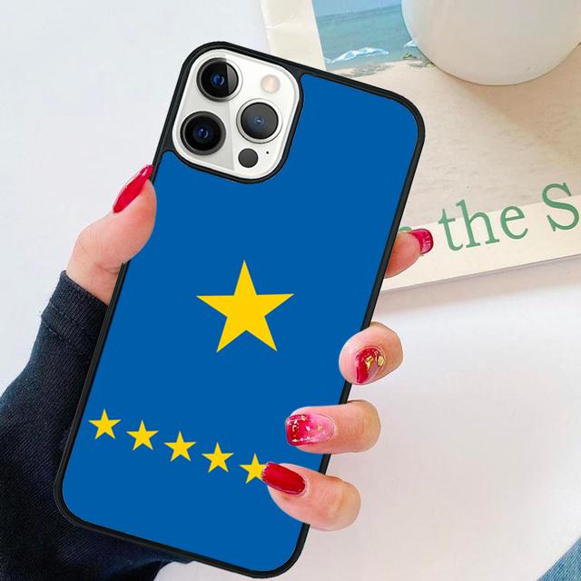 Congo Democratic Republic Flag Phone Case for iPhone 17 Air 16 PRO MAX 15 14 PLUS 12 11 13 coque Cover Fundas coque